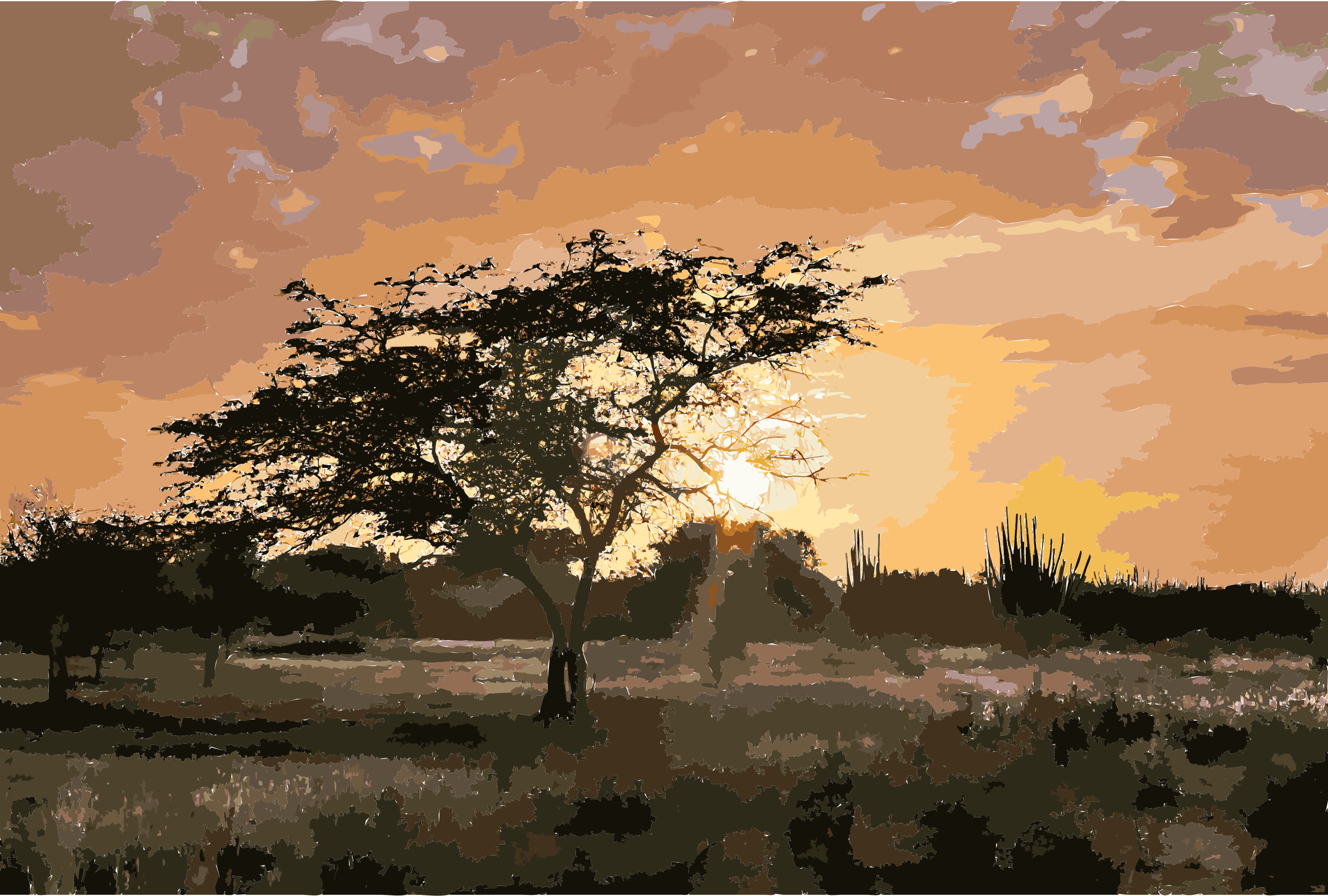 This Free Icons Png Design Of Backlit Margarita Island (2400x1620), Png Download