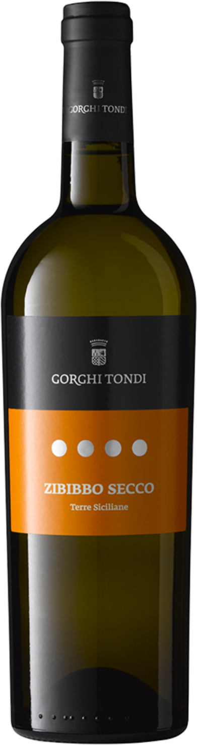 Tenuta Gorghi Tondi Zibibbo Secco Terre Siciliane Igt - Zibibbo Secco Gorghi Tondi (400x1486), Png Download