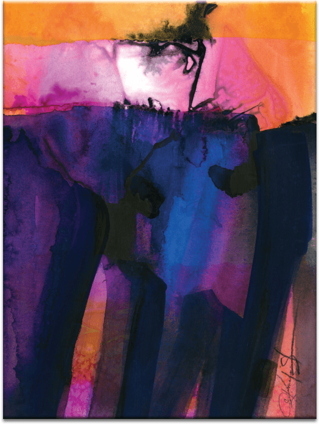 Watercolor Abstraction - Watercolour Abstraction 30 By Kathy Morton Stanion (900x900), Png Download