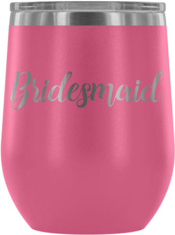 Bridesmaid - Wine Tumbler - Tumbler (480x480), Png Download