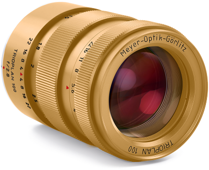 Trioplan Horizontal Gold-600x520 - Meyer Optik Lenses (600x520), Png Download