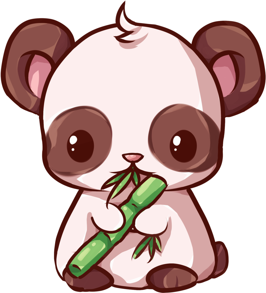 Kawaii Panda By Dessineka - Kawaii Panda Png (894x894), Png Download