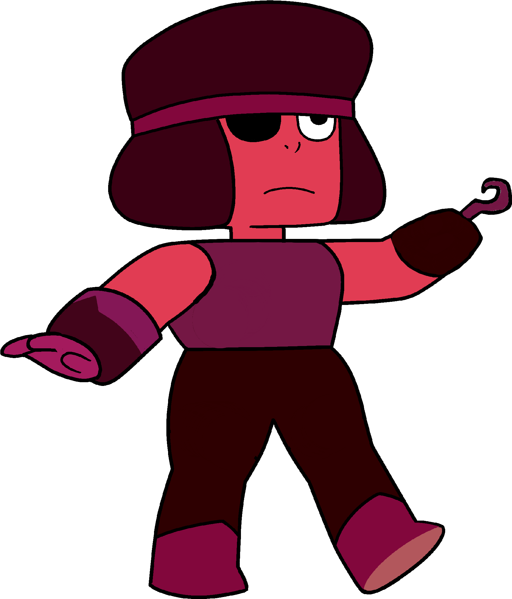 Halloween Ruby - Steven Universe Wedding Ruby (1813x2239), Png Download