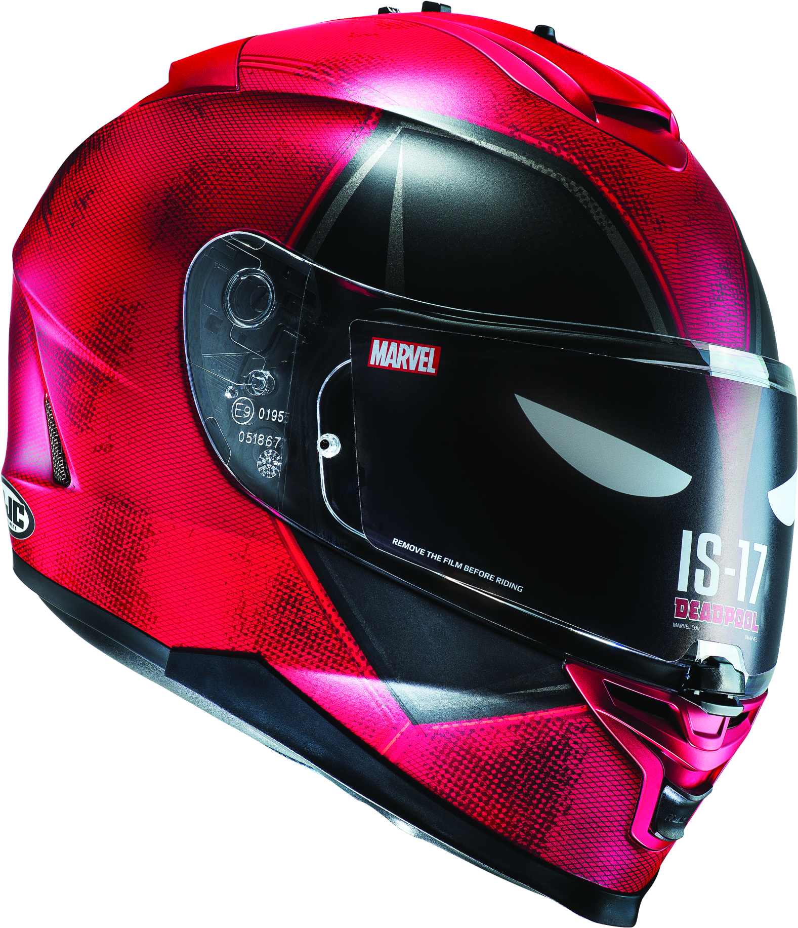 Hjc Is-17 Deadpool Limited Edition Motorcycle Helmet (2048x2048), Png Download
