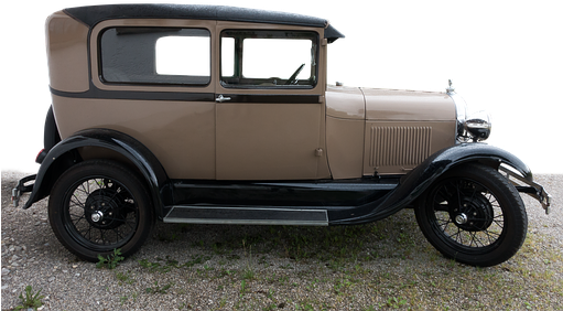 Old Car Ford (510x340), Png Download