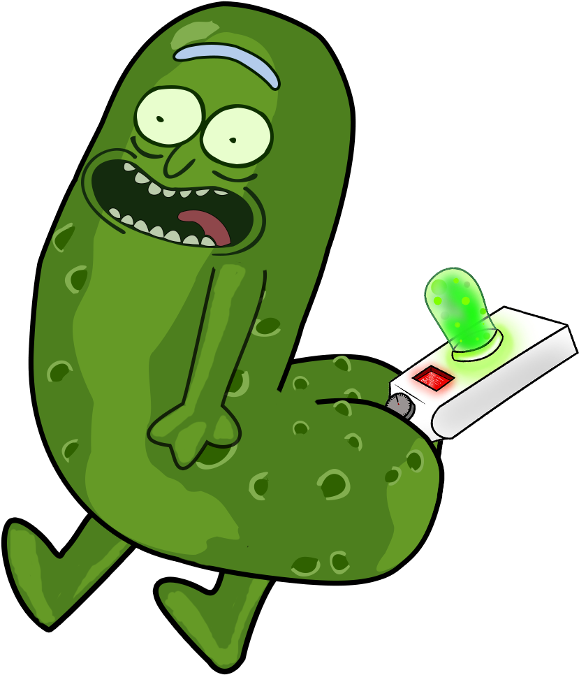 Pickle Rick Dickbutt - Pickle Rick Png (1280x1000), Png Download
