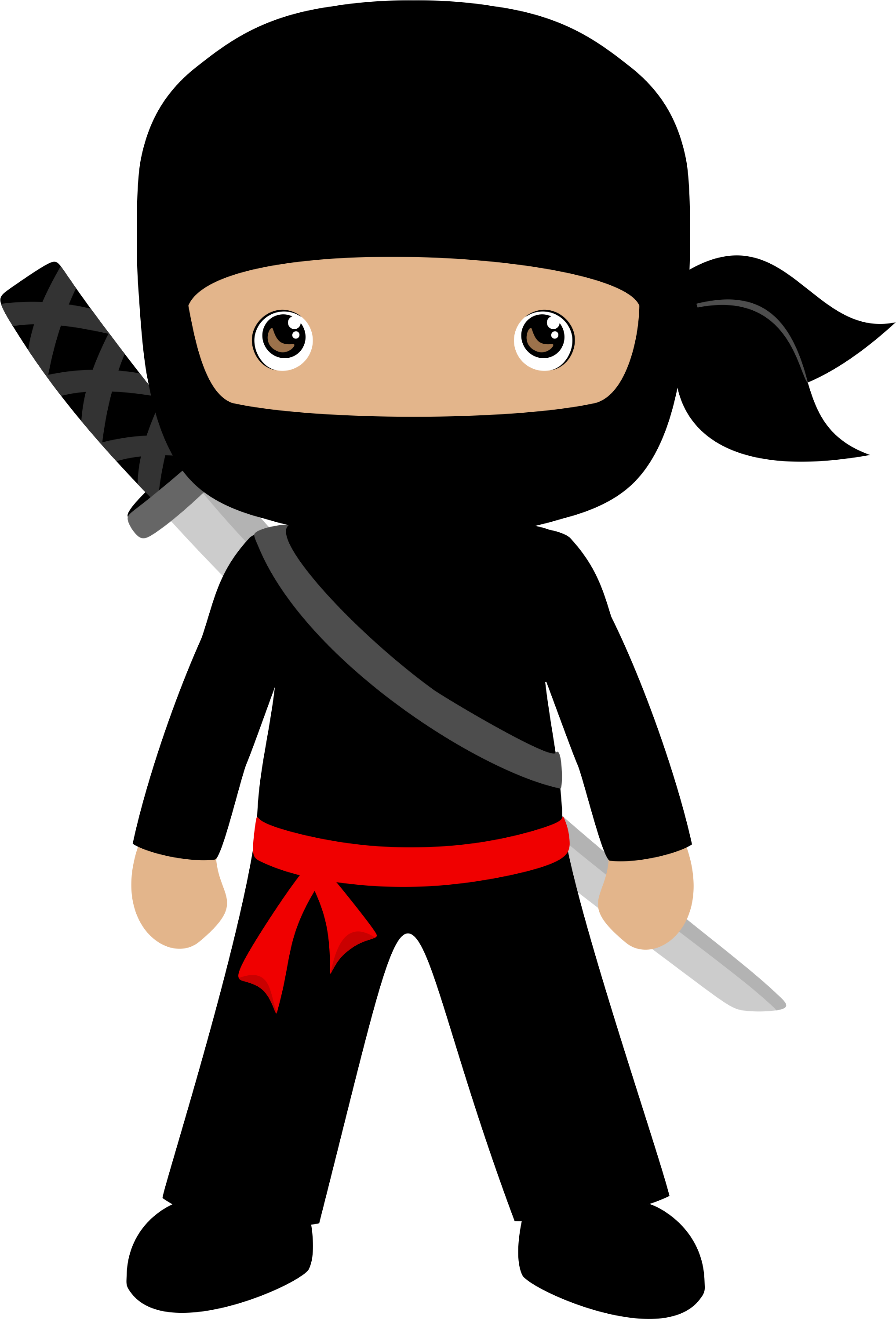 Ninja Clipart (2038x3001), Png Download