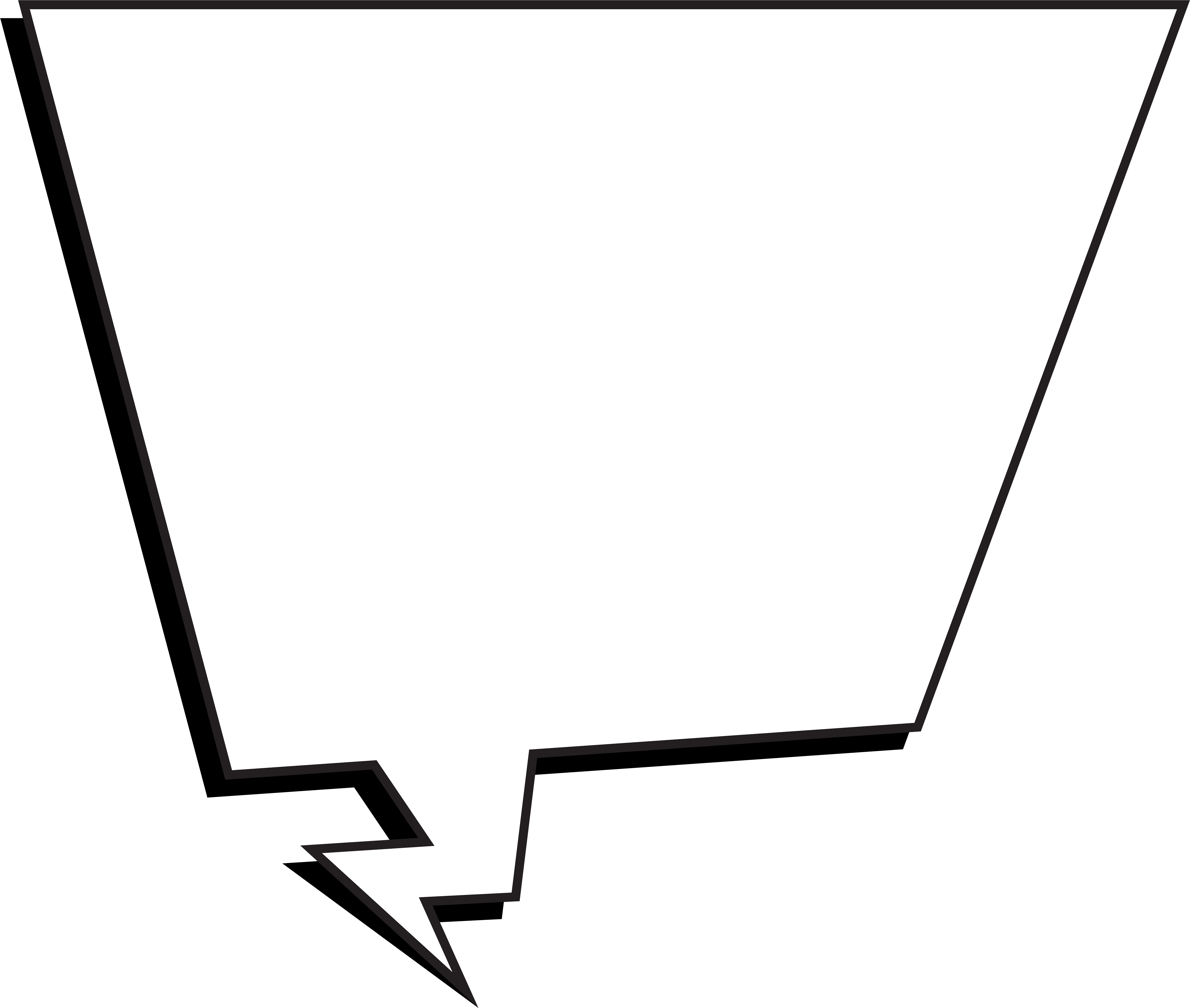 Comic Bubble Png (8000x6776), Png Download