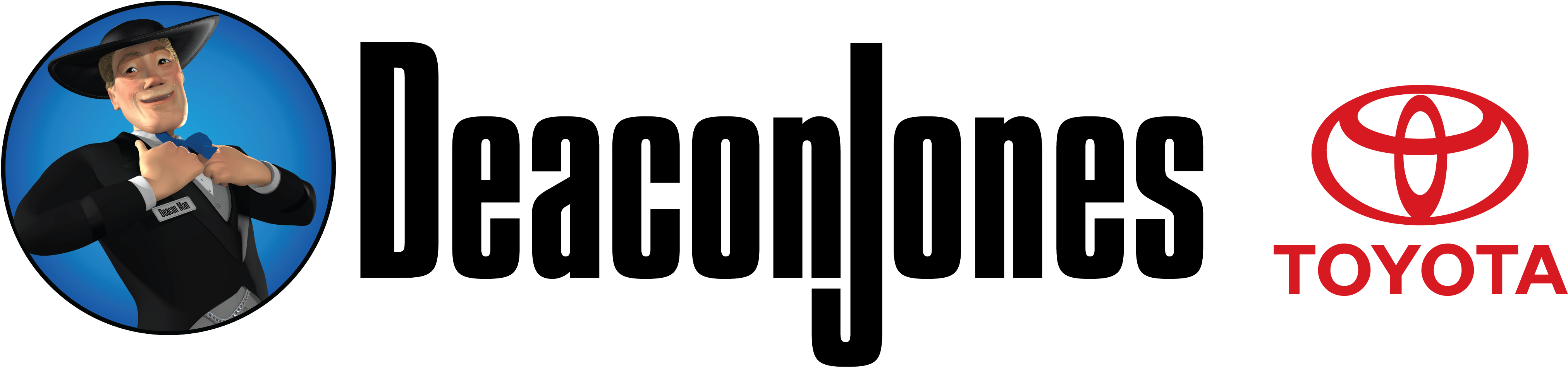 Deacon Jones Toyota Of Clinton - Neoplex Toyota Pre Owned Vehicles Logo Flag (4048x949), Png Download