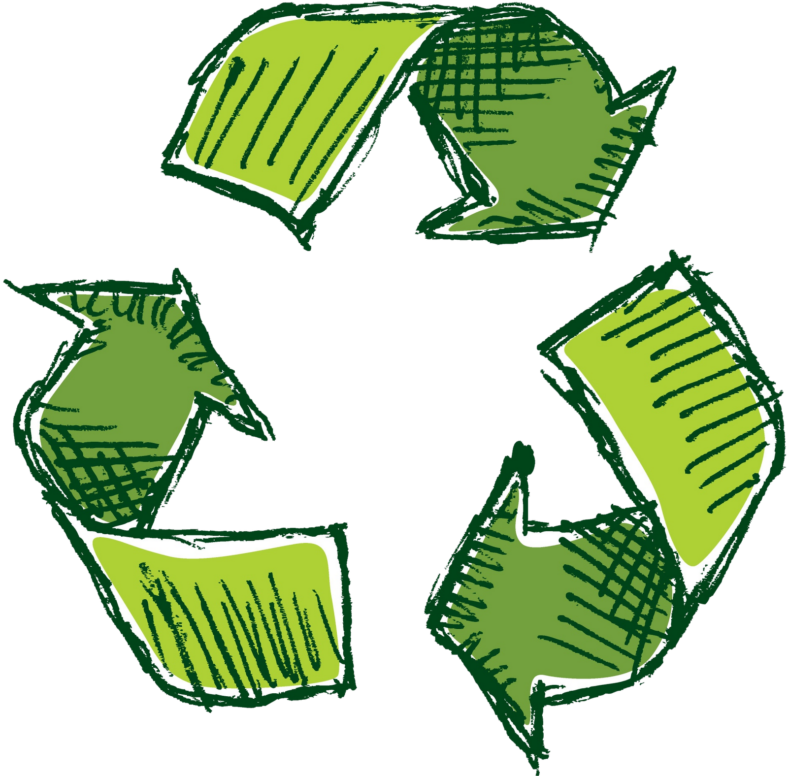 Recycle Free Download Png - Recycle Logo Transparent Background (1600x1576), Png Download