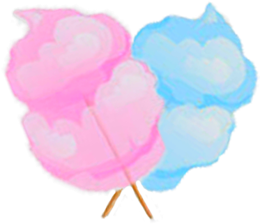 Cotton Clipart Candy Floss - Illustration (454x340), Png Download