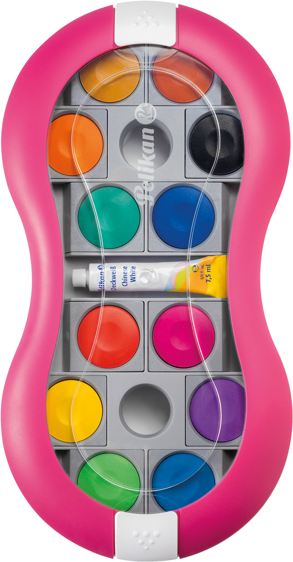 Paintbox Space ® 735 Sp/12 Colours Magenta - Pelikan 724617 Water Based Paint - Water Based Paints (1024x1024), Png Download