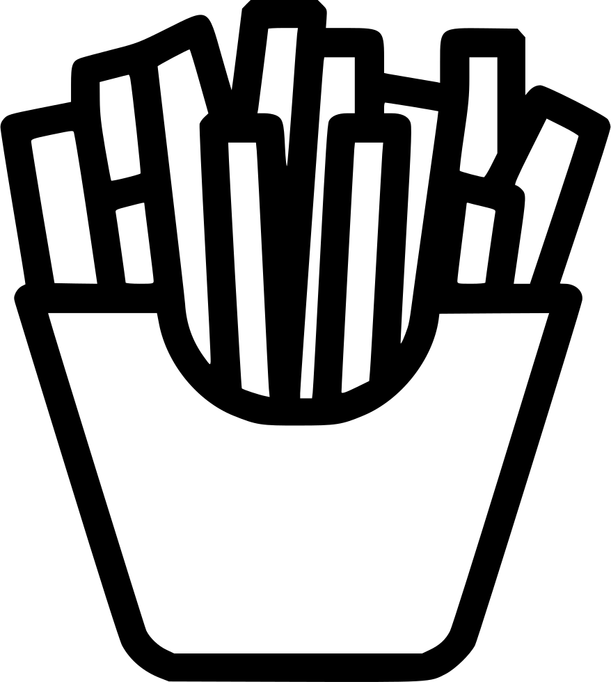 French Fries - - French Fries Png Icon (878x980), Png Download