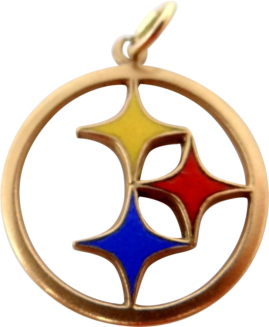 Steelers Golden Letters Png Jpg Free Stock - Emblem (1076x1076), Png Download