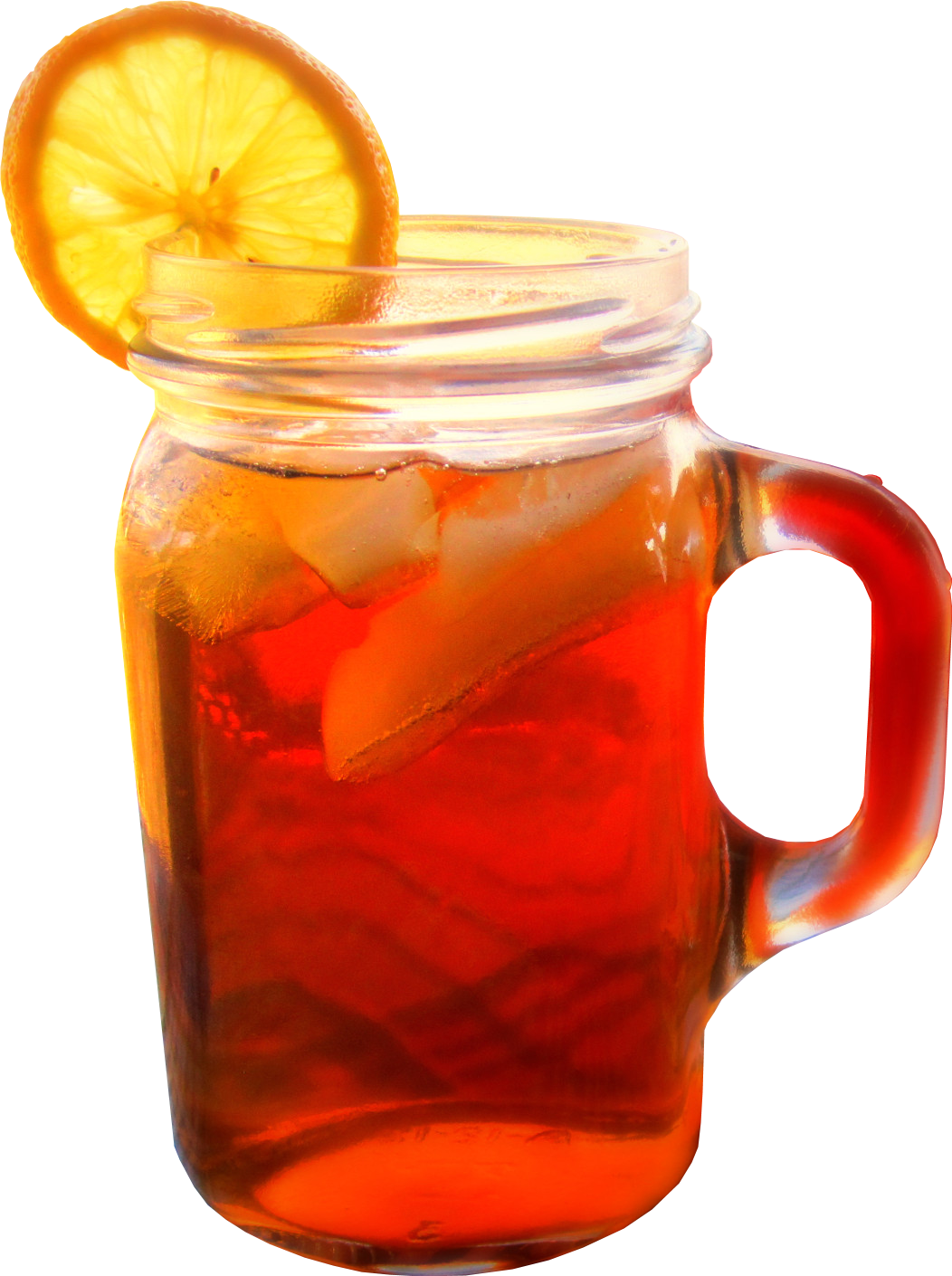 Pics For Iced Png Clip Art Pinterest - Iced Tea In A Mason Jar (1052x1410), Png Download