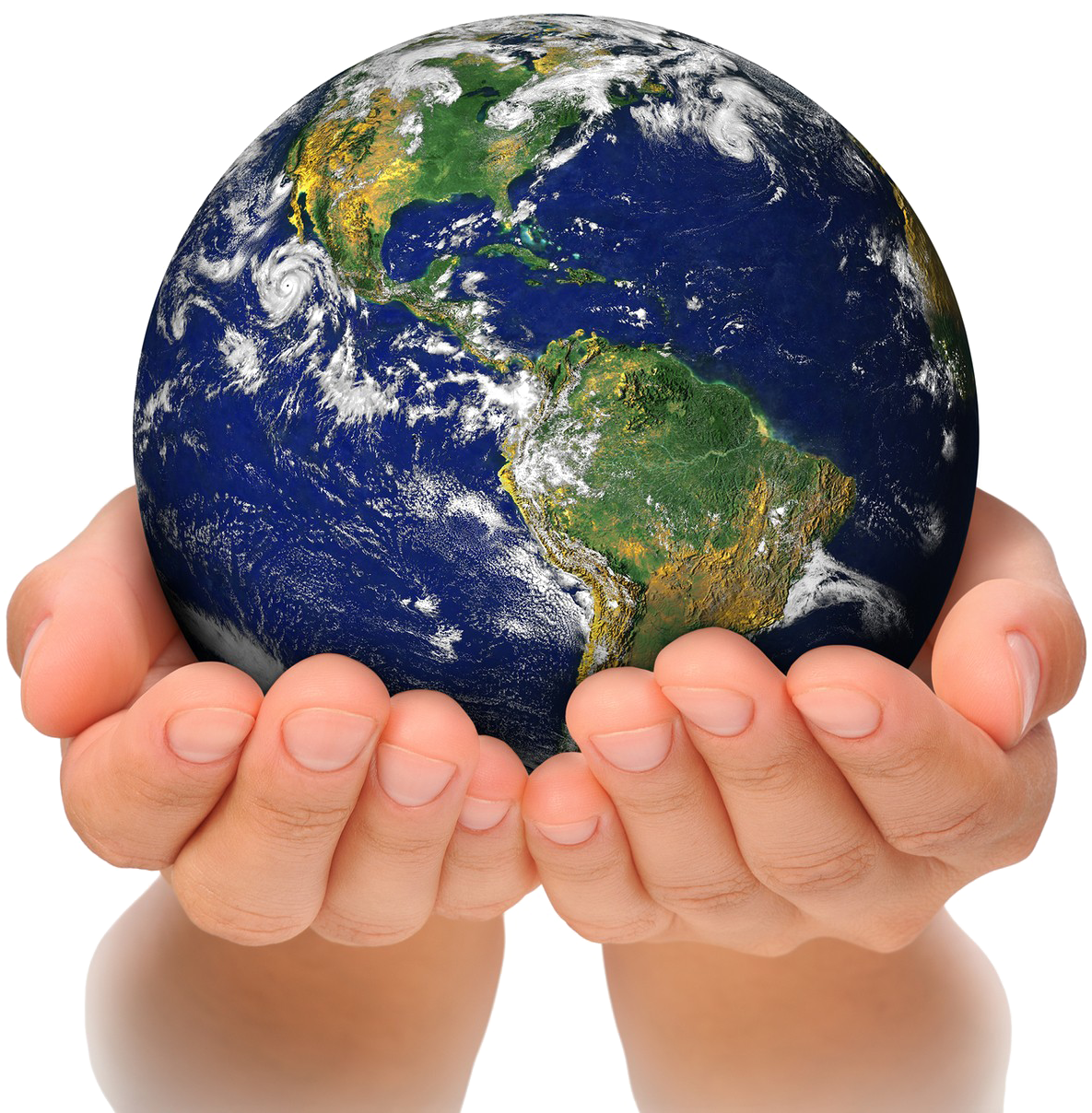 Earth In Hands Png Free Download - Earth In Hands Png (1500x1335), Png Download