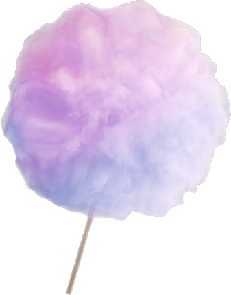 Report Abuse - Pastel Aesthetic Cotton Candy (337x431), Png Download