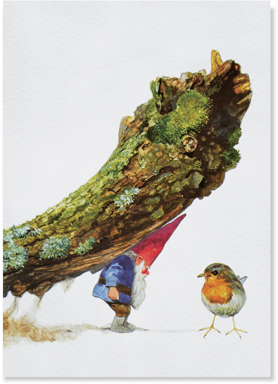 Postcard Drawing Watercolor Paint Clipart Transparent - Little Gnome Facts [book] (1000x1000), Png Download