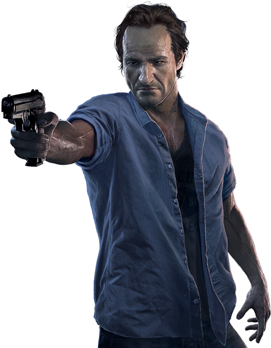 Uncharted 4 Samuel Drake - Drake Uncharted 4 Png (592x704), Png Download