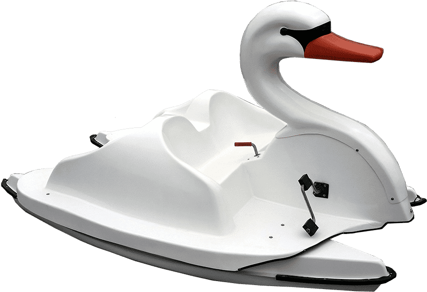 Small Swan Boat - Swan Pedal Boat (871x600), Png Download