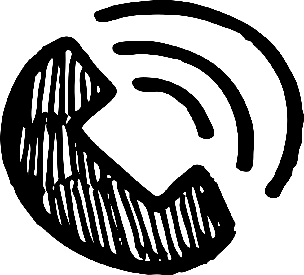 Contact Phone Svg Png Icon Free Download - Phone Drawing Icon Png (981x888), Png Download