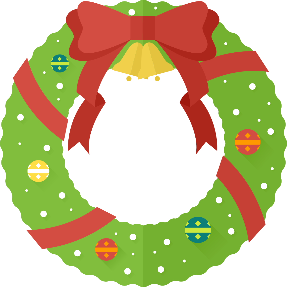 Free - Xmas Reef Vector Png (1200x1200), Png Download