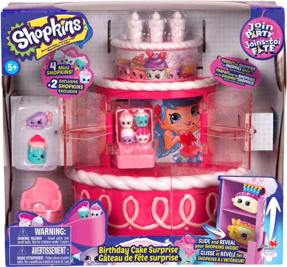 Shopkins Season 7 Birthday Cake - Birthday Shopkins Toys (600x600), Png Download