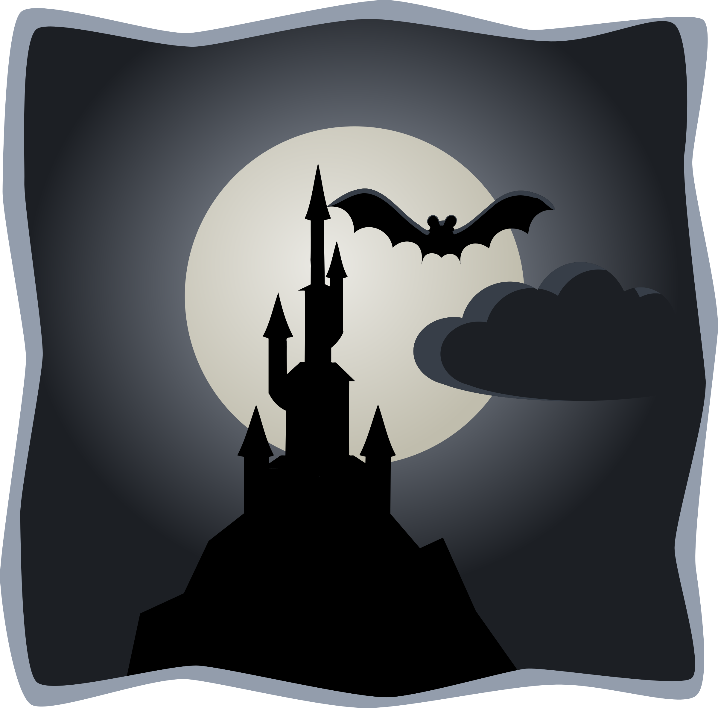 This Free Icons Png Design Of Spooky Castle In Full (2400x2367), Png Download