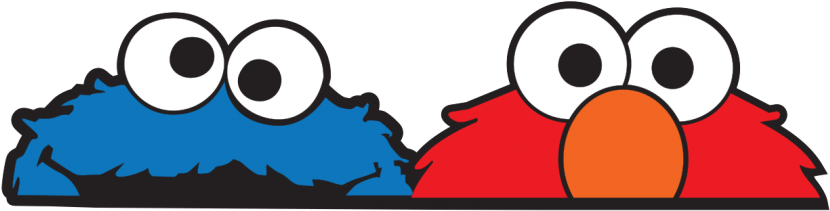 Cookie Monster And Elmo Png (1200x800), Png Download