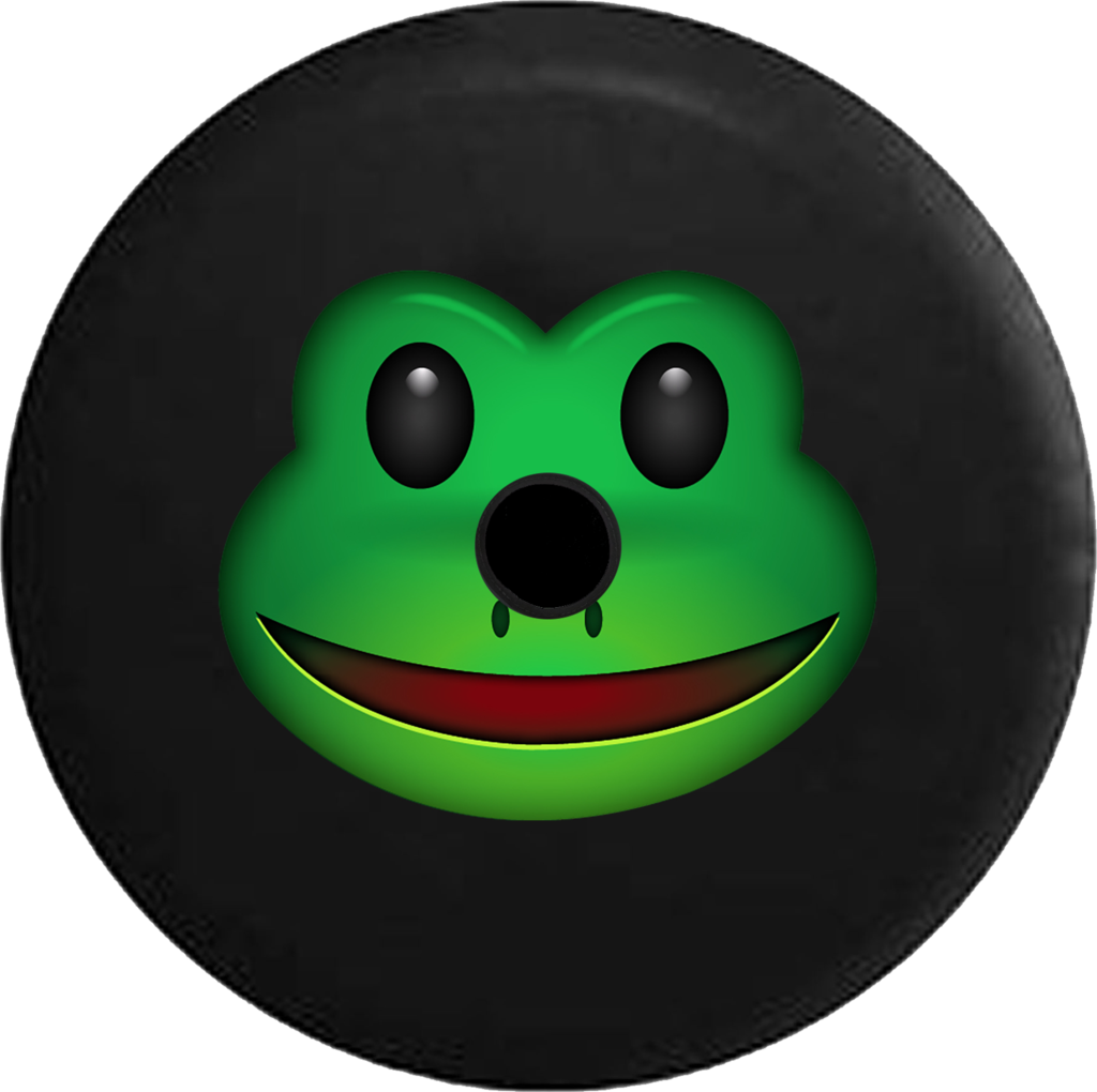 Jeep Wrangler Jl Backup Camera Day Text Emoji Frog - Emoji (1024x1020), Png Download