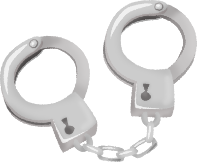 Jpg Transparent Stock Handcuffs Free Illustrations - Illustration (400x329), Png Download