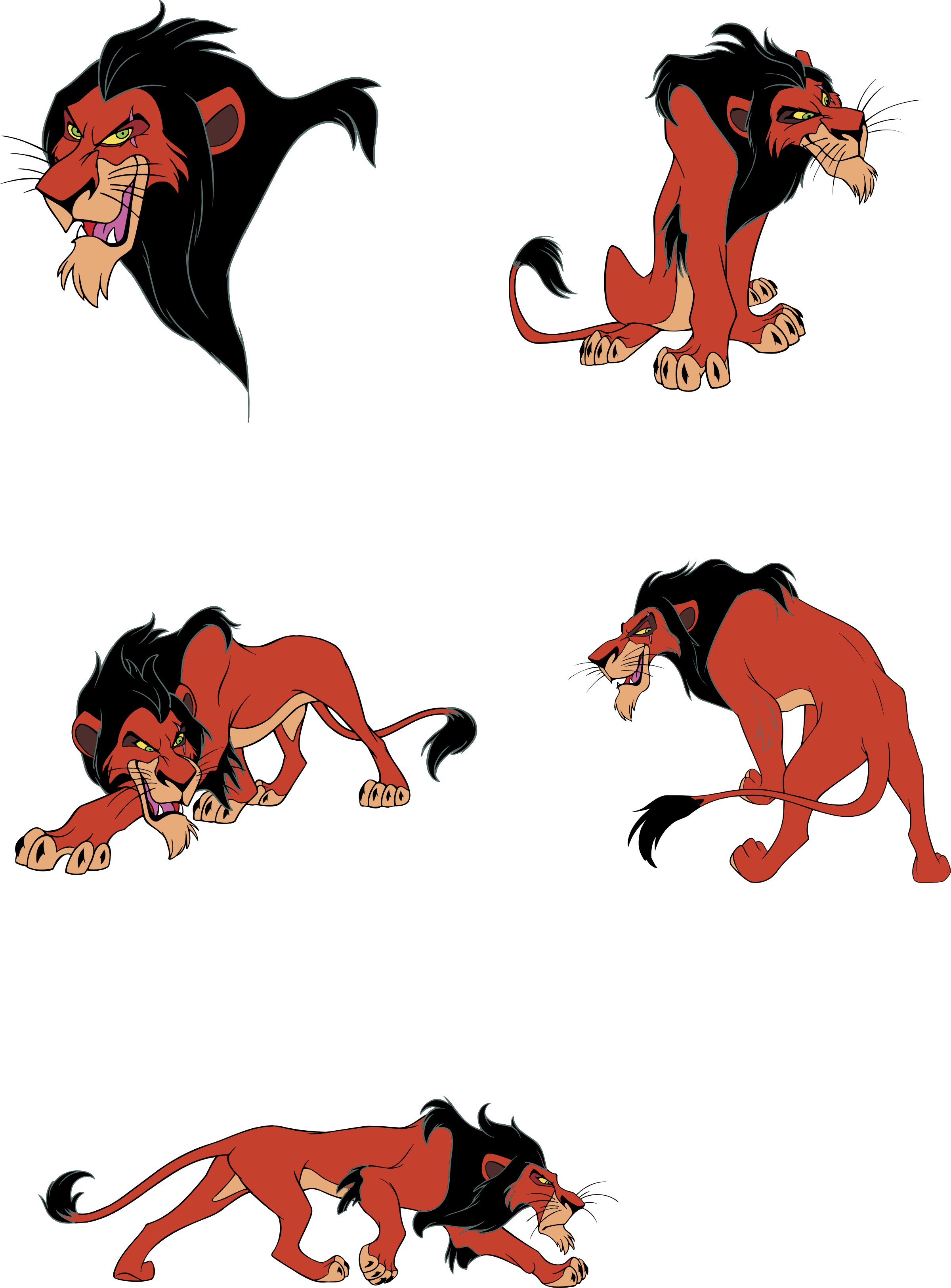 Disney's Scar Logo Png Transparent - Scar Lion King (2400x3250), Png Download