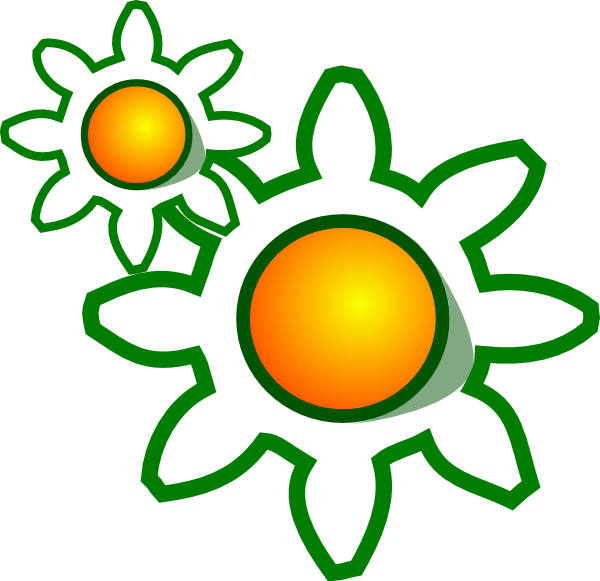 How To Set Use Flower Gears Icon Png (600x581), Png Download