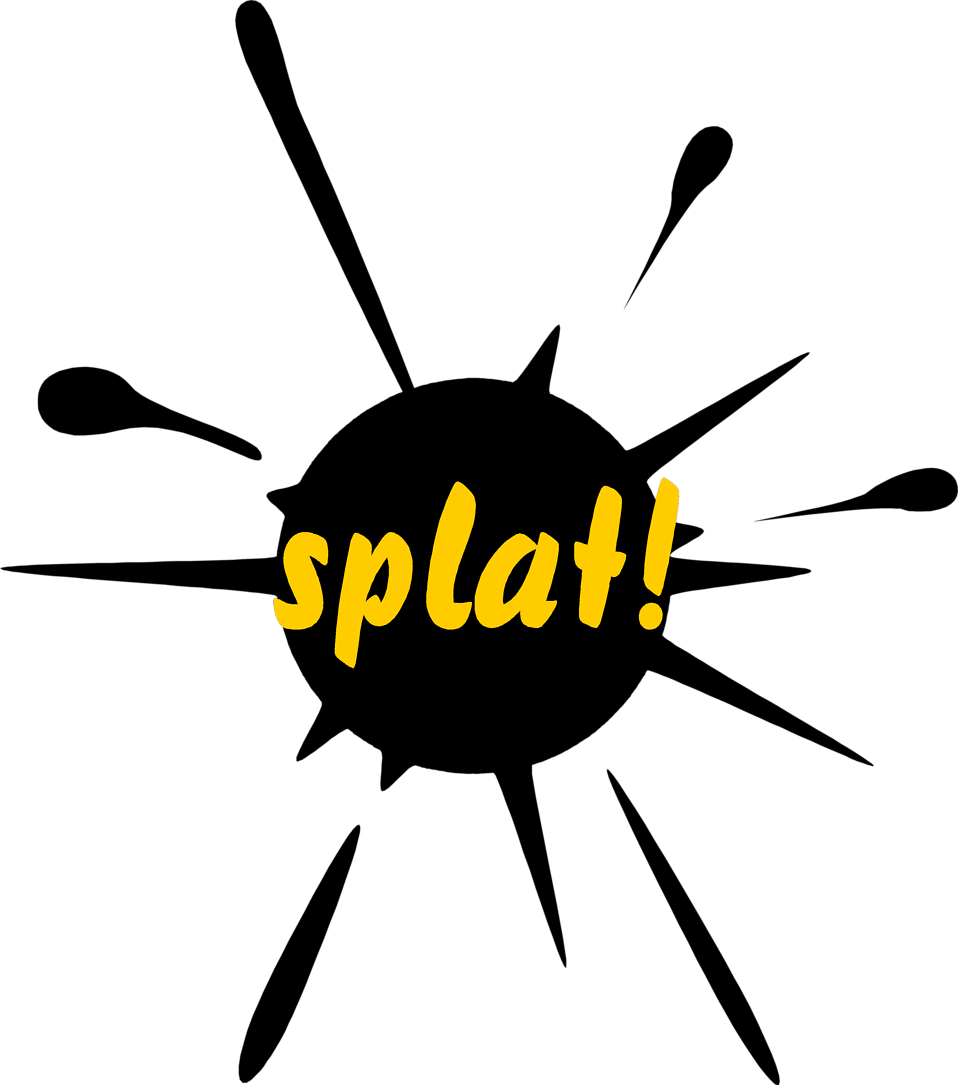 Splat Free Stock Photo Illustration Of A Paint Splatter - Paint Splat (958x1085), Png Download