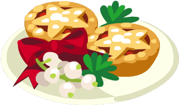 Mince Pie - Mince Pie Clipart Free (359x359), Png Download