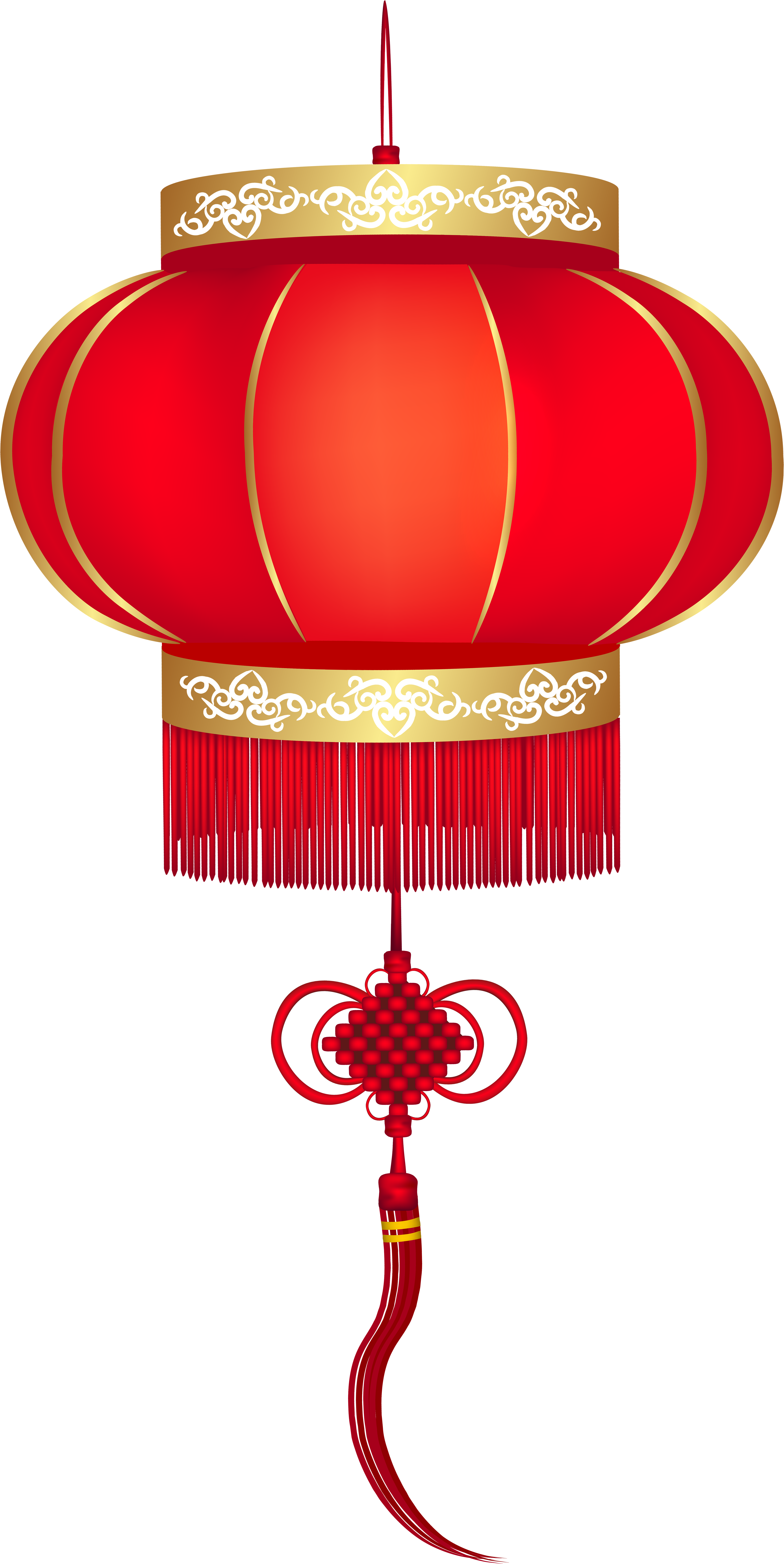 Chinese Clipart Lamp Chinese - Chinese Lantern Clipart Png (4065x8000), Png Download