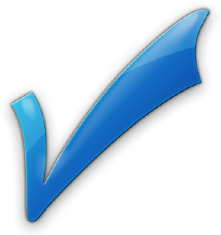 Check Mark Legacy Icon Tags Icons Etc - Blue Check Mark Png (420x420), Png Download