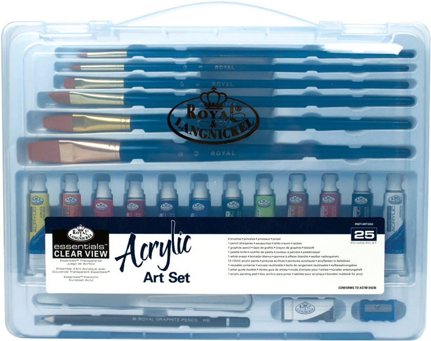 View Larger Image - Royal & Langnickel Essentials View Large Art Acrylic (900x716), Png Download