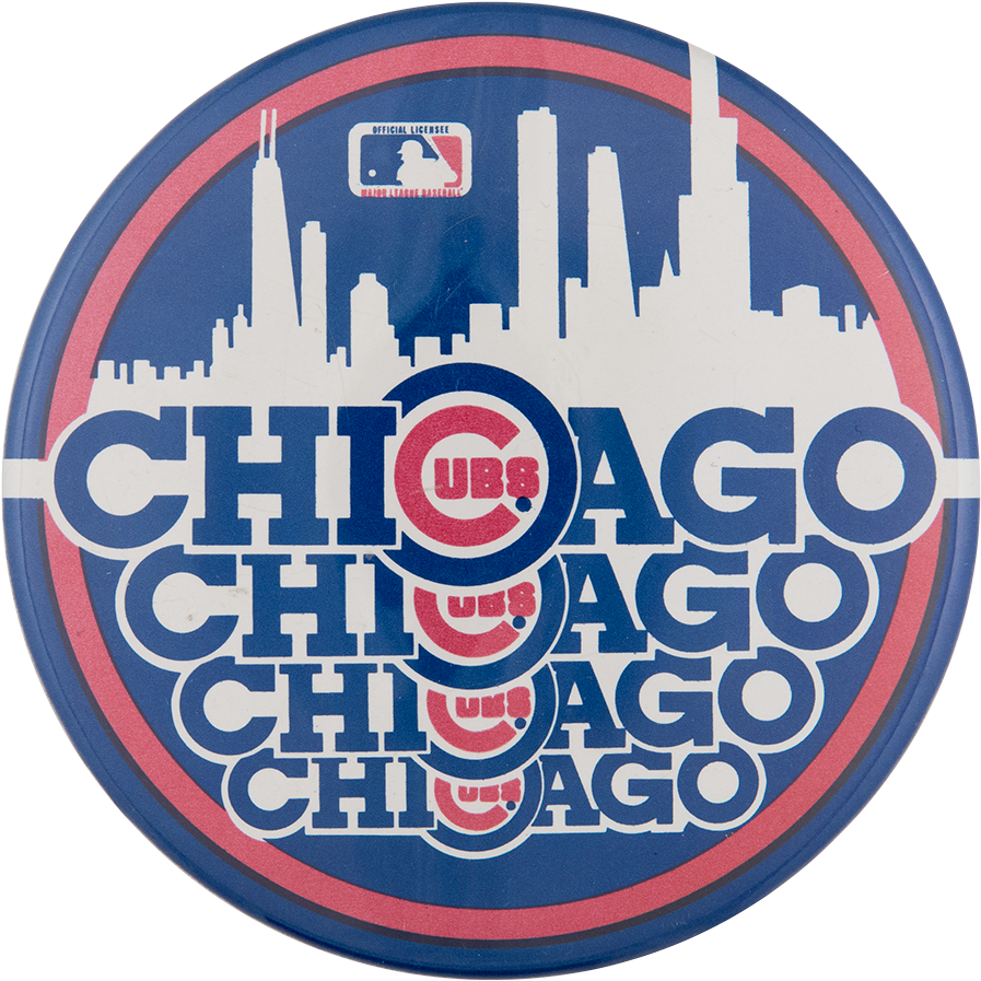 Chicago Cubs Chicago Cubs Chicago Button Museum - Chicago Cubs (1000x984), Png Download