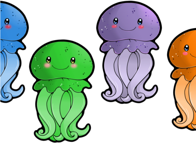 Jellyfish Clipart Consumer Animal - Clipart Jellyfish (640x480), Png Download