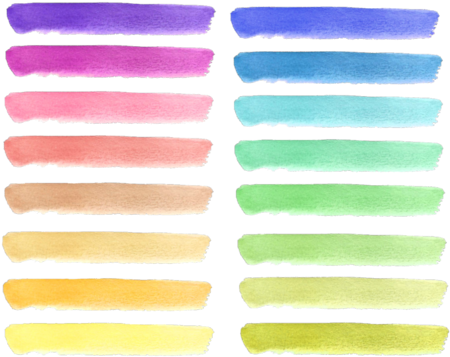 Image About Transparent In Colors 🌈 By Qυєєи On We - Rainbow Paint Aesthetic (500x500), Png Download