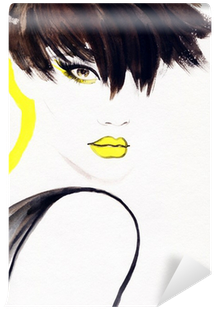 Woman Portrait - Art Print: Ismagilova's Woman Face. Hand Painted Fashion (400x400), Png Download