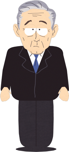 Former-bush - Cartoon (259x540), Png Download