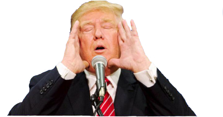 Donald Trump Cutouts Png Trump Face Transparent Png - Trump Father's Day Card (963x666), Png Download