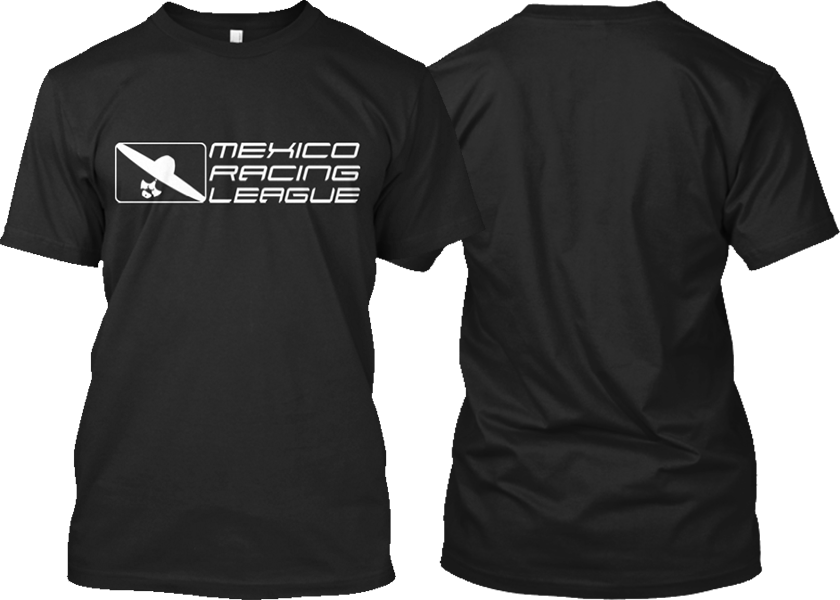 Mrl White Logo Shirt - T Shirt Black Front And Back (840x600), Png Download