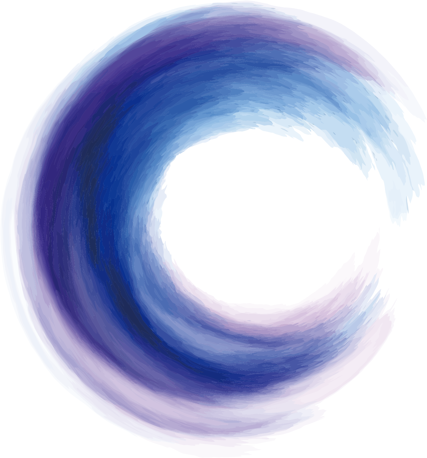 Blue Wallpaper Gradient Watercolor - Watercolor Painting (1880x1667), Png Download