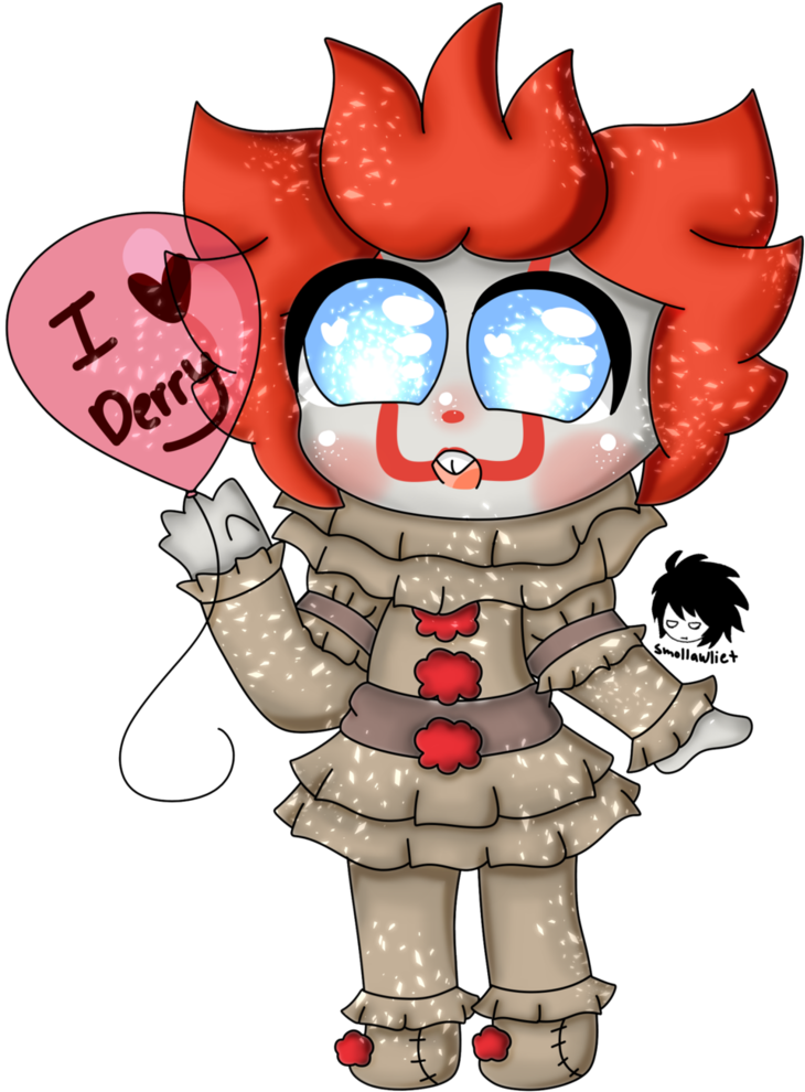 Chibi Pennywise By Smollawliet - Pennywise Cute Fan Art (779x1025), Png Download