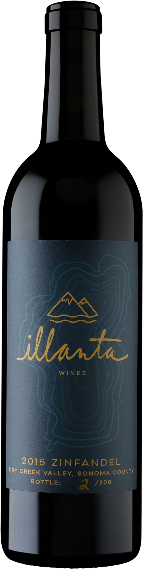 Illanta Dry Creek Valley Sonoma County Zinfandel - Dry Creek Valley Ava (1000x1994), Png Download