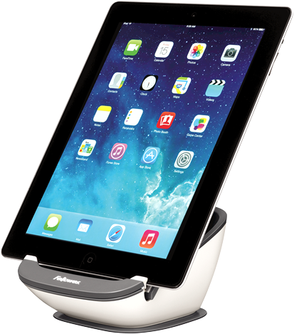 I-spire Series™ Tablet Suctionstand™ - Fellowes I-spire Tablet Suctionstand (500x500), Png Download
