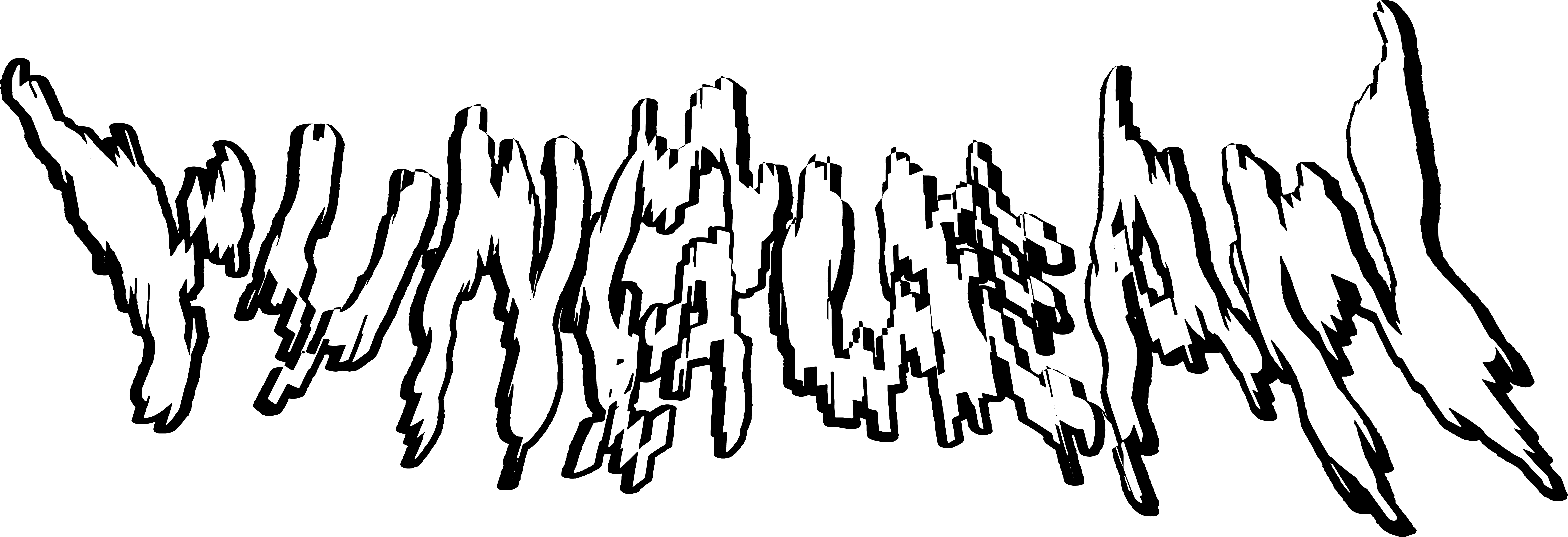 Massive Yung Lean Logo Png Svg - Yung Lean Logo Png (9017x3087), Png Download